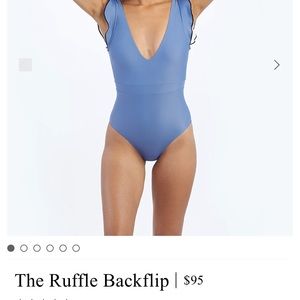 Summersalt Ruffle Backflip in Blue Mountain